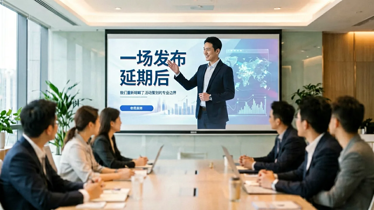 一场发布会延期后,我们重新理解了活动策划的专业边界